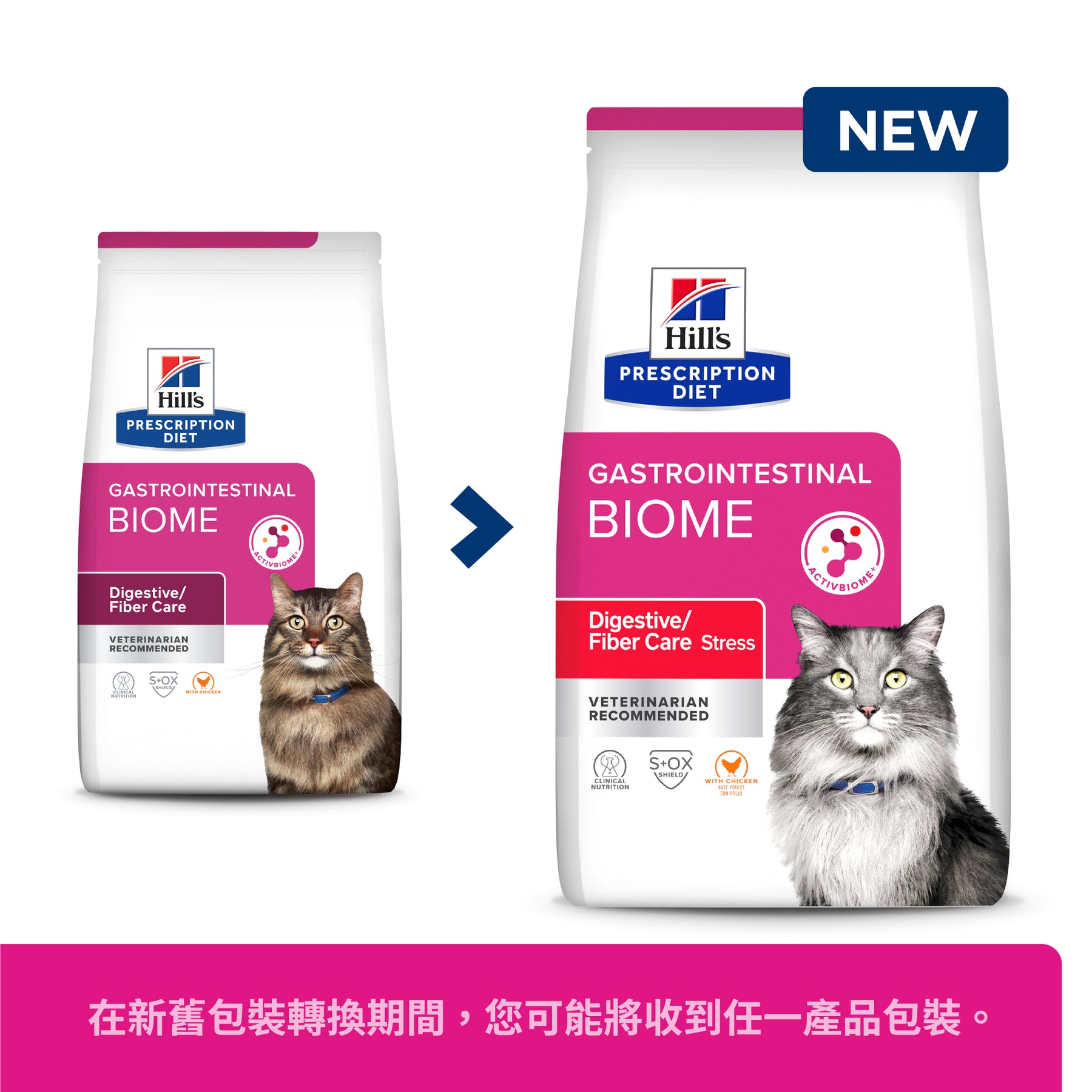 希爾思處方食品 貓用 GI Biome 健康腸菌叢 紓解緊迫