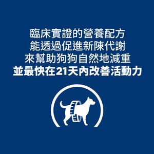 希爾思處方食品 犬用 Metabolic體重管理+j/d
