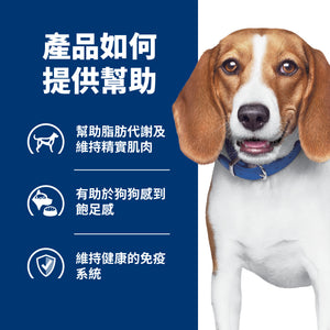 希爾思處方食品 犬用 r/d