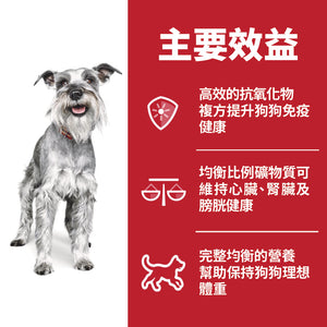 希爾思寵物食品 小型及迷你成犬 7歲以上 雞肉與糙米特調食譜