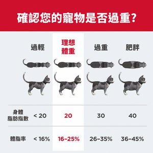 希爾思寵物食品 成貓 完美體重